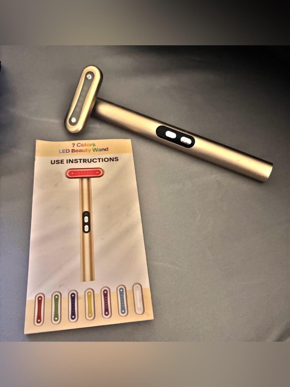 7 Colors LED Beauty Wand Skin Care Device